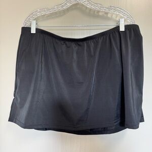 Swim by‎ Cacique Black Swim Skirt Skirt Size 18